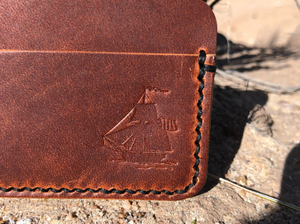 Rugged Handmade Leather Wallet