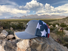 Load image into Gallery viewer, Stars and Stripes Trucker Hat
